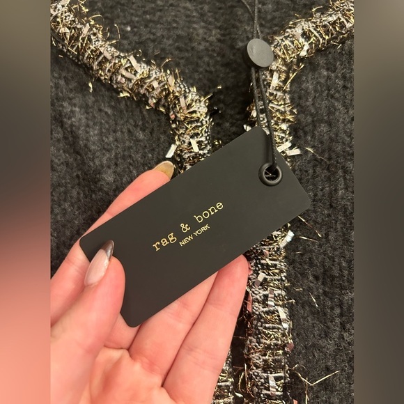 Rag & Bone Davies Cardigan in Charcoal X Size Small New With Tags! - Picture 11 of 14